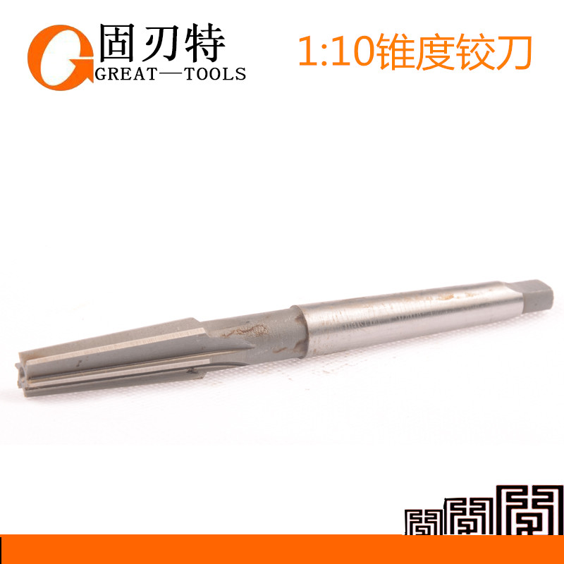 1: 10 White steel pin Reamer 1:10 Taper reamer for high speed mesh machine 810121416203050