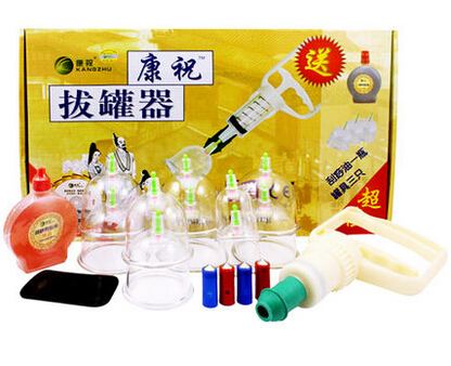 康祝拔罐器 简装C1*14 家用真空 拔火罐 送刮痧油罐具28507