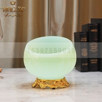 Jade crystal glass Peel bowl ktv oblique mouth fruit shell cup mansion countertop decoration garbage Cup table set