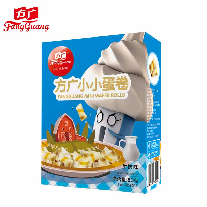 【天猫超市】方广小小蛋卷（牛奶味）80g （适合6个月以上）