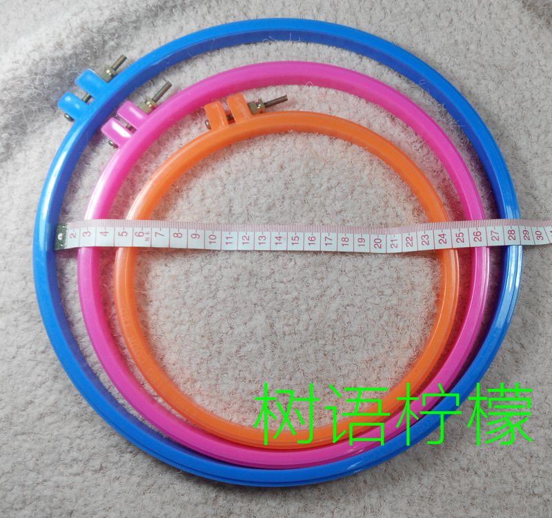 Cross stitch embroidery circle embroidery stretch color embroidery stretch 19cm small color embroidery circle