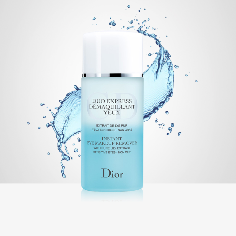Dior/迪奥眼部双重净肤轻柔卸妆液125ML任何肌肤适用深层无残留