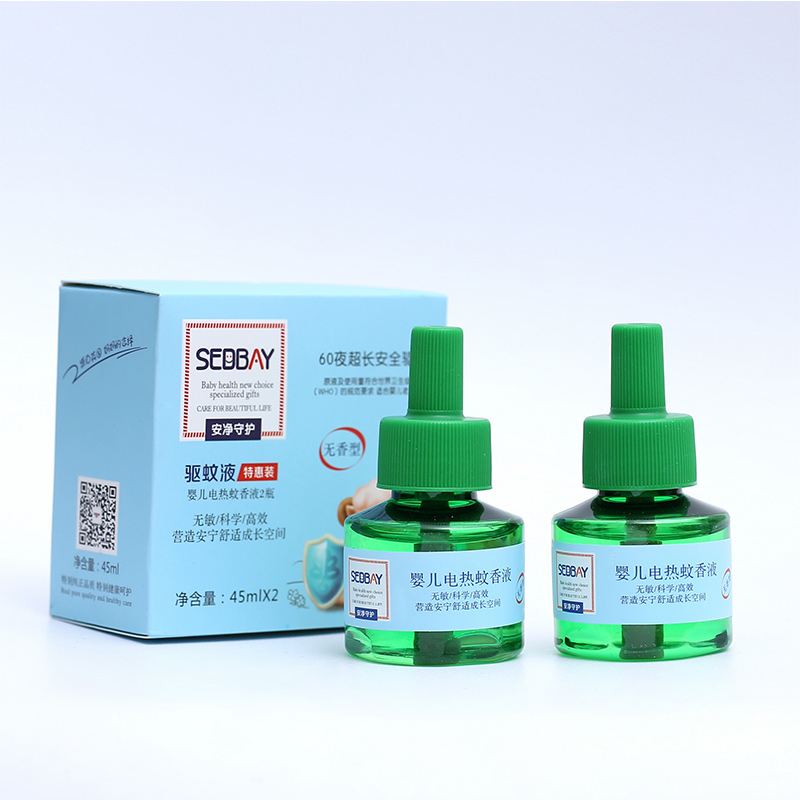 喜得贝婴儿电热蚊香液2瓶装45ml*2 SED-033