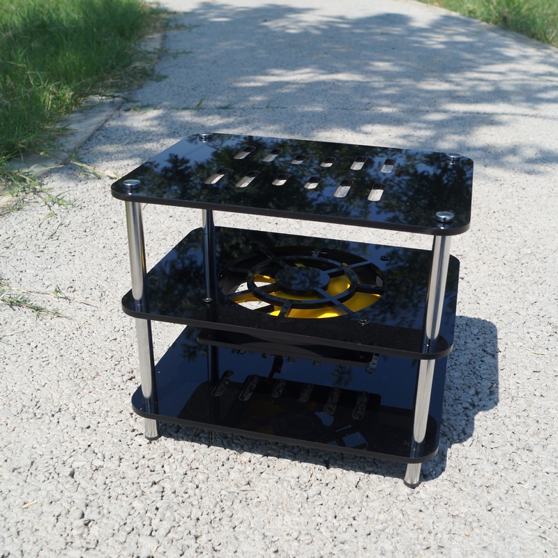 Kyobao's new hybrid shelve wireless router wireless router ADSL light cat three-layer four-layer separator heat dissipation frame