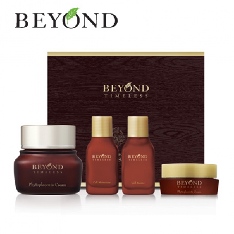 韩国LG直邮BEYOND/碧雅德 长效植物胎盘面霜超值套装 抗皱 美白