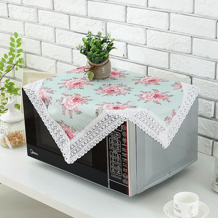 Multipurpose Cover Towel Microwave Hood Oven Hood Table Cloth Bed Head Cabinet Geb TV Computer Dust Cover Fridge Towel Cover Small Table Cloth