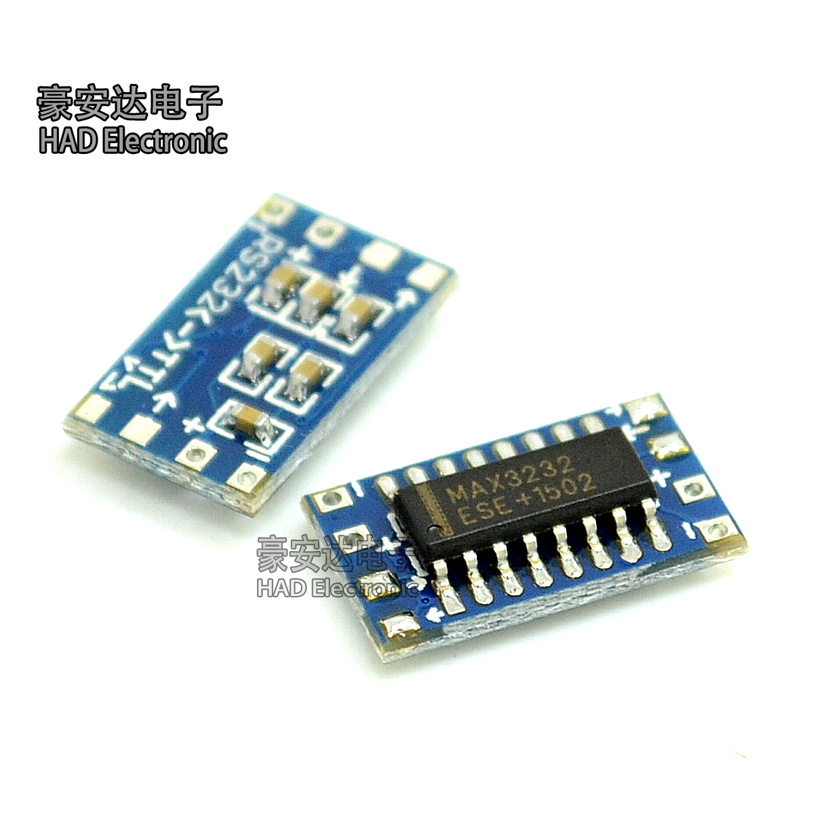 XD-26 MCU mini RS232 MAX3232 level to TTL level conversion board Serial port conversion board