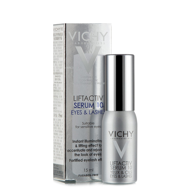 Vichy/薇姿活性塑颜肌源焕活眼睫精华露15ml睫毛丰盈强韧提拉抗皱
