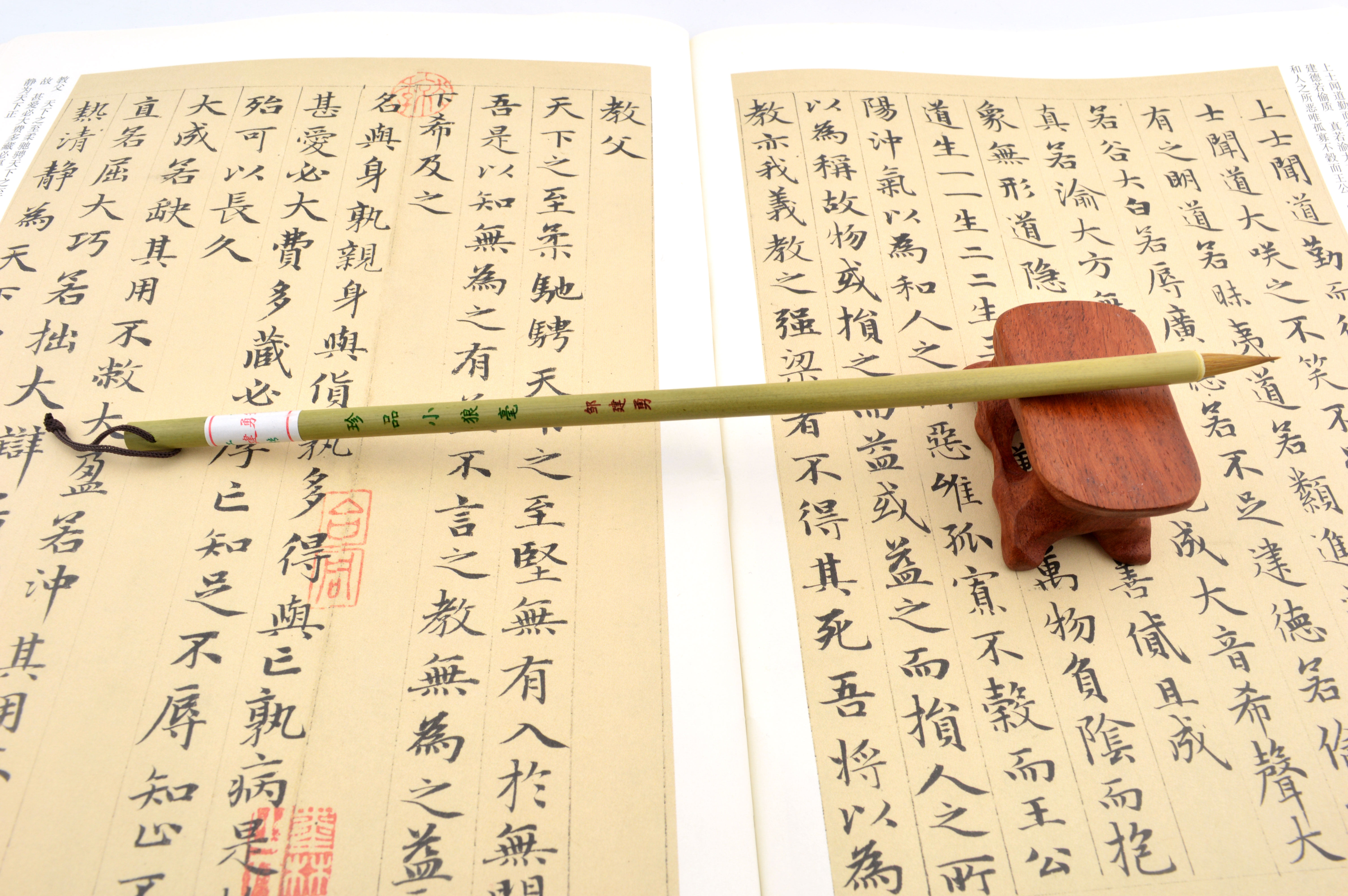 Zou Jianyong Brush Pen Treasures Small Wolf Million-water Colorful brush Written Heart through Buddhist Scripts Pen Special