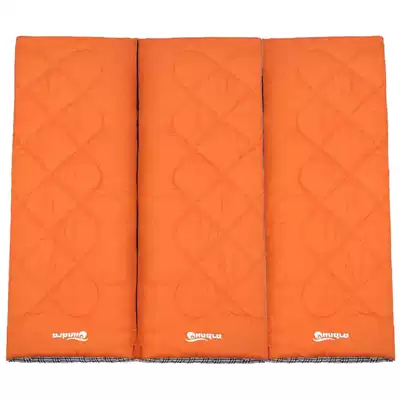 Outdoor spring sleeping bag double-layer warm outdoor spring, summer and autumn thickened envelope cotton flannel sleeping bag Yangchun