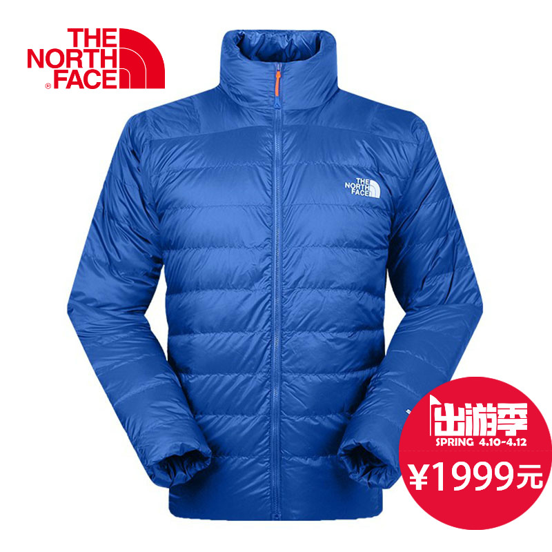 【2015秋冬新款】THE NORTH FACE/北面 男款超轻保暖羽绒服 CVS3