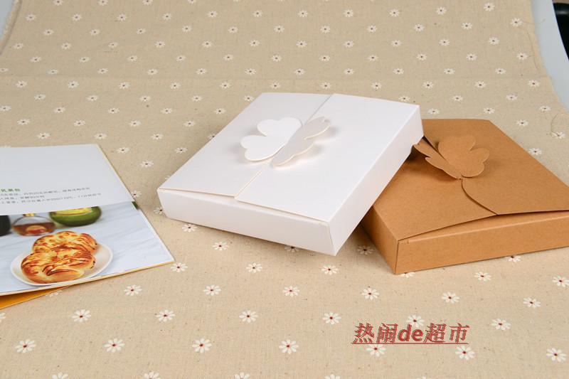 Baking packaging Disposable exquisite knife and fork box Snack box Thickened environmental protection Two colors optional