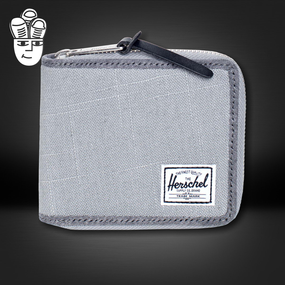 Herschel Supply Walt 加拿大潮牌 时尚两折拉链式钱包 零钱包