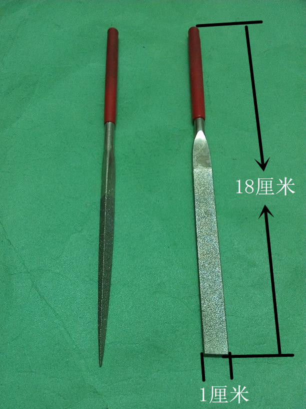 Special Price Promotion Alloy Pointed Triangle Filing Flat Head Flat Filing Alloy Powder Key Knife File