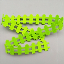 Felt non-woven kindergarten decorative colored fence strip 1 m removable wall sticker blackboard newspaper border work