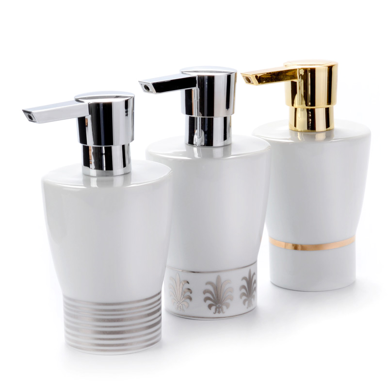 European fashion the glossy ceramic sanitary ware Spirella silk pury contracted Mr Premji circular lotion bottle of liquid soap