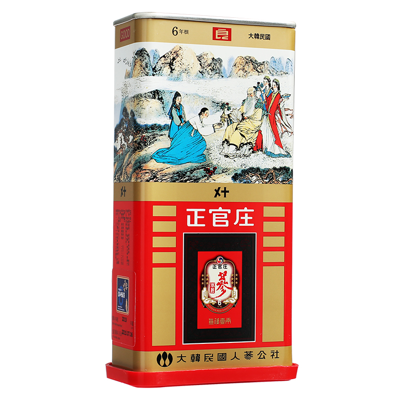 正官庄优质高丽参 韩国进口正官庄高丽参 6年根37.5g40支良