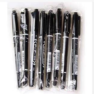 Office stationery small double head oily note pen Grease Pen Check Pen pen Hot pin Double head pen Wholesale
