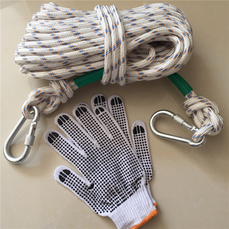 12MM Wire Core Fire Safety Rope Flame Retardant Escape Rope Outdoor Rock Climbing Slow Down And Lifesaving Emergency Rope