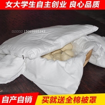 Steamed bun buns insulated by freezer refrigerator fried chestnut quilt send cotton quilt cover with zipper removable quilt