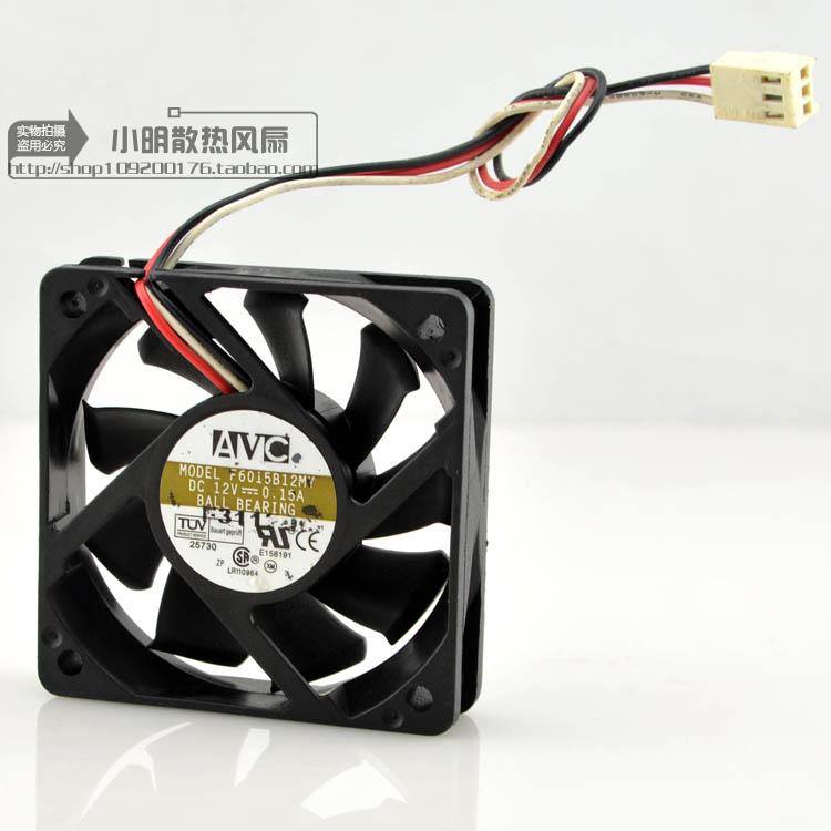 AVC 6015 6cm cm 12V 0 15A F6015B12MY double ball silent main case cooling fan