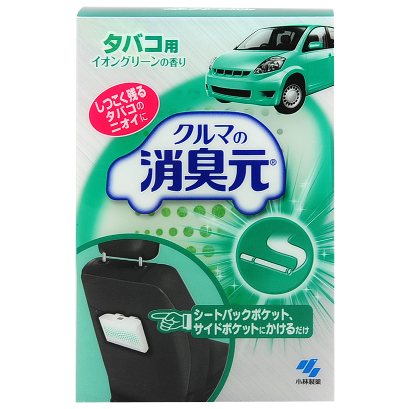 日本原装小林制药车内用芳香剂银离子除臭剂净化空气*盒装100g