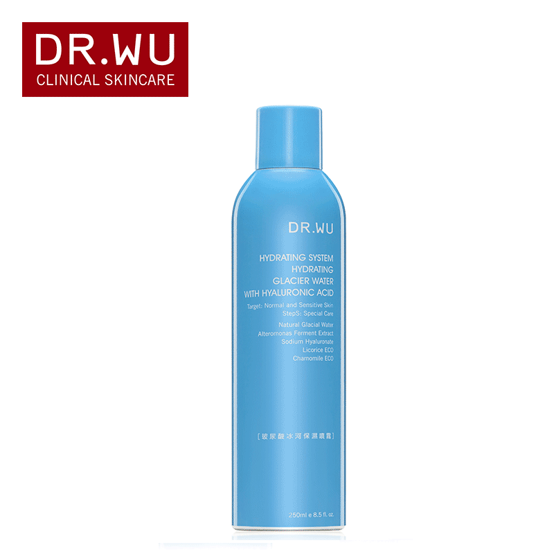 DR．WU/达尔肤玻尿酸冰河保湿喷雾250ml 赠50ml