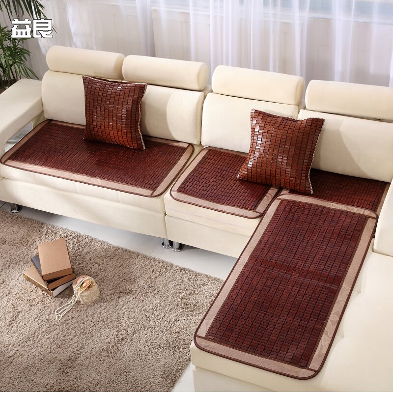 Carbonized sofa mat sofa mat mahjong mat sofa cool mat summer bamboo sofa mat non-slip cushion custom