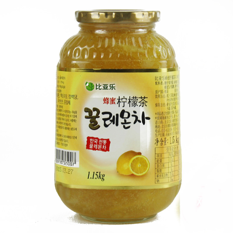 Tea with honey Lemon Tea Pomelo series 1150g Korea imported honey Jam