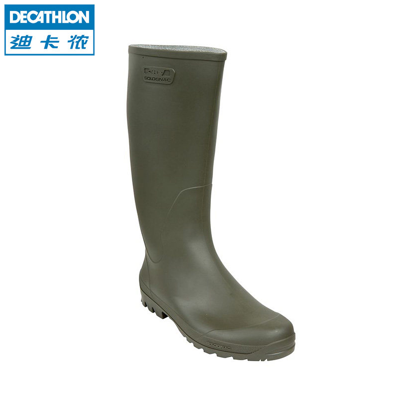 迪卡侬 高筒雨靴 SOLOGNAC