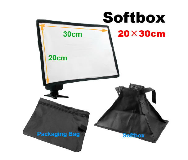 20x30 soft box flash soft box flash soft cover size: 20 * 30CM