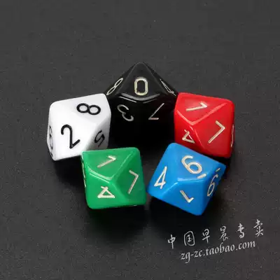 Ten-sided dice, 10-sided sieve, 0-9 indicators, Magic Fengyun Club, Yu-gi-oh DND board game accessories, dice