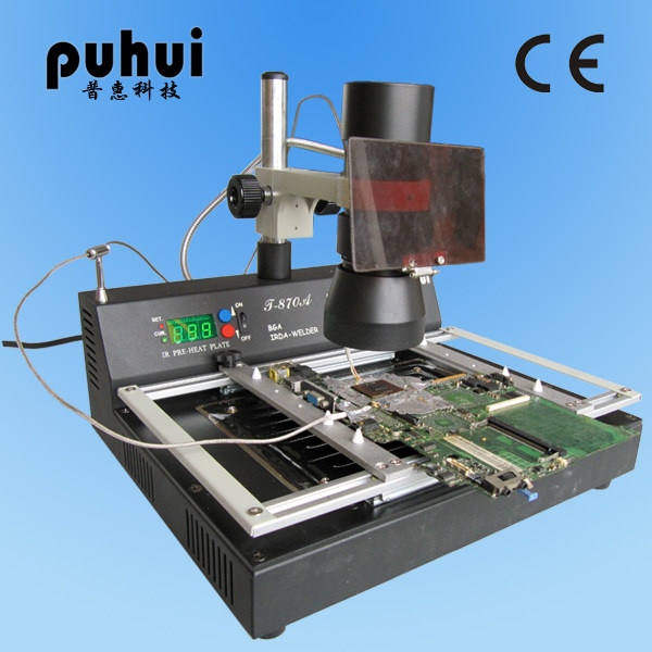 Original Pratt & Whitney T-870A BGA rework station-motherboard slot north and south bridge BGA desoldering station Infrared
