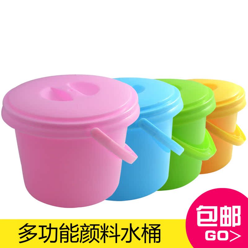 Multifunction Paint Bucket Water Color Bucket Water Powder Paint Bucket Water Powder Paint Wash Pen Barrel Wash Pen Holder Tone Color Pan
