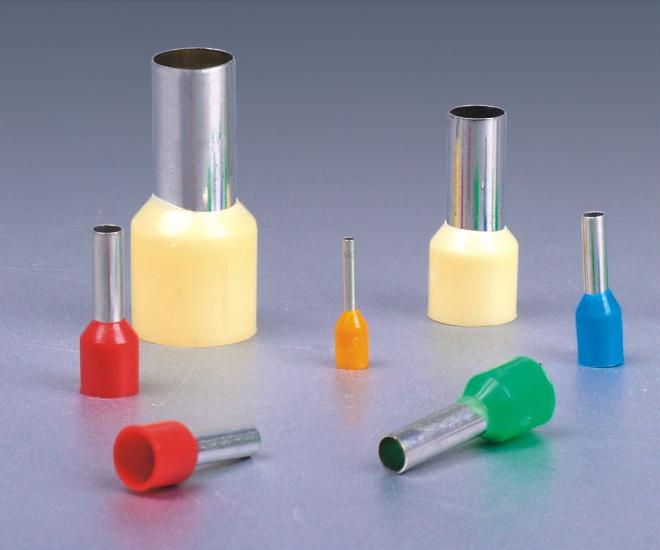 E tubular pre-insulated terminal block Cold-pressed terminal head VE0508 1008 square-35 square brass