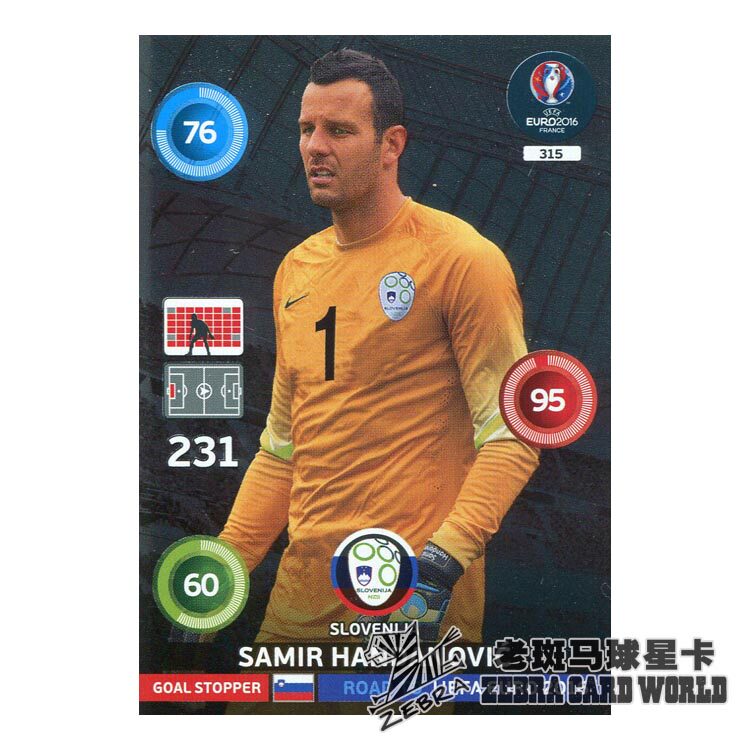 panini panini 2016 leads to Eurocup road star card GS goalkeeper Kahandinovic 315