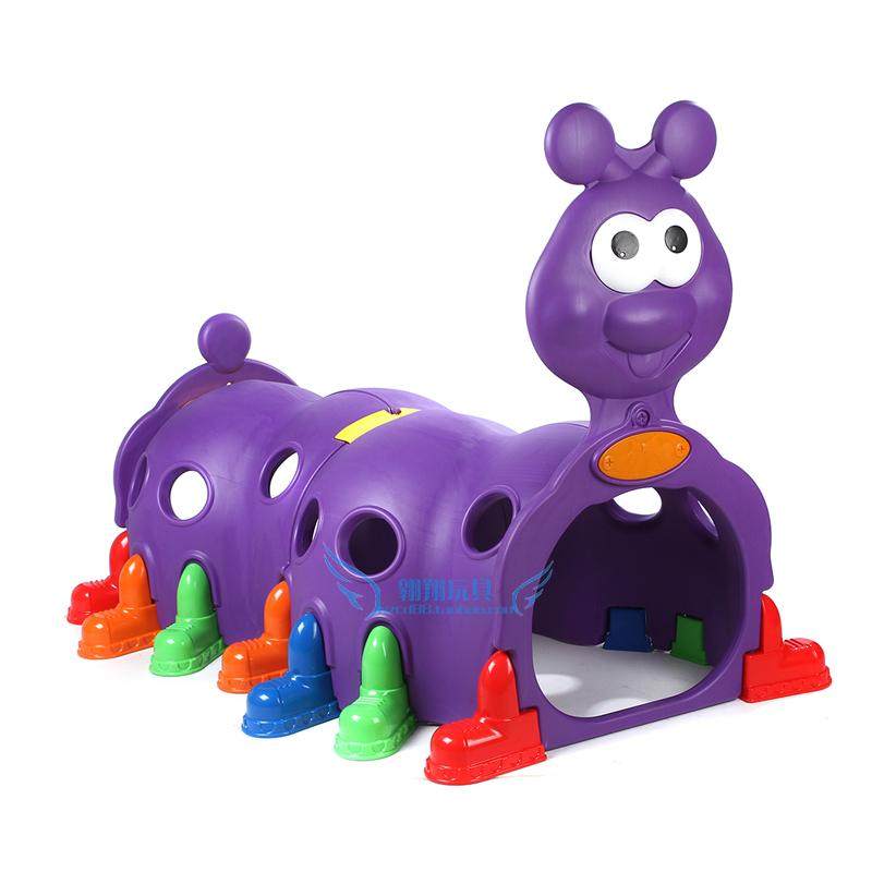 Children's fitness Caterpillar tunnel children's tunnel baby crawling hole happy Worm tunnel elf hot sale