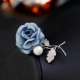 Nhật Bản và Hàn Quốc trâm cài micro-khảm zircon ngọc trai vải trâm nữ khăn choàng phụ kiện pin trang sức trâm - Trâm cài