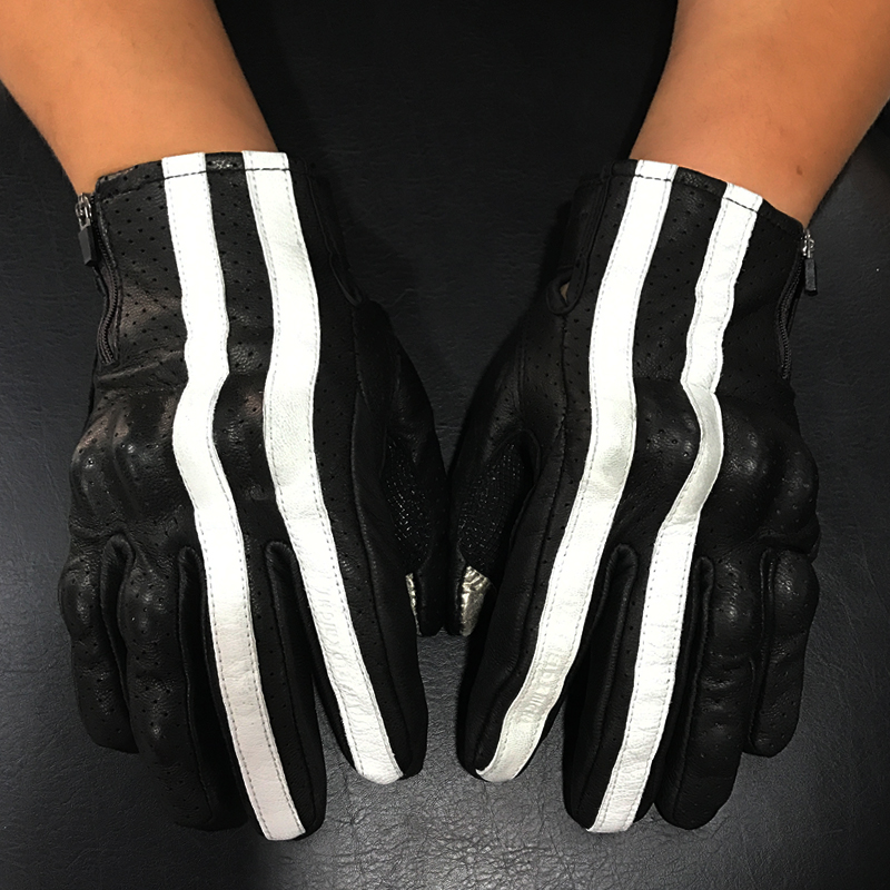 STAR FIELD KNIGHT New Motorcycle Gloves Leather Protection Summer Breakthrough Touch Gloves