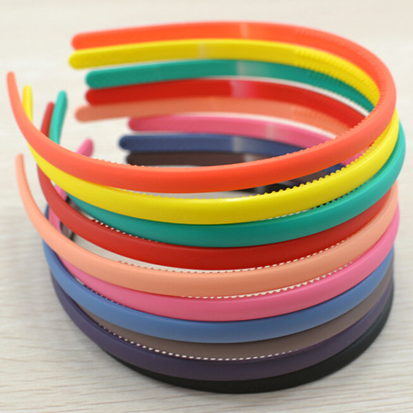 Han Van Son Fine Hair Accessories Simple Candy Color Children Fine Hair Stirrup Hair Stirrup Haircut Matt Frosted Head Decoration