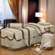 Châu Âu cao cấp bông denim bedspread vẻ đẹp vẻ đẹp bộ giường đơn giản bông là trong thẩm mỹ viện - Trang bị tấm các mẫu ga giường spa Trang bị tấm