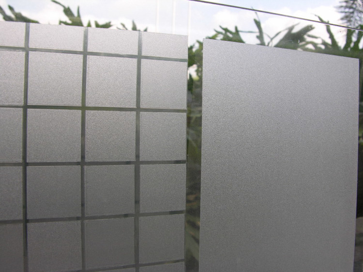 Visper window flower sticker Frosted self-pasted translucent opaque pvc glass sticker Full roll 122*50M