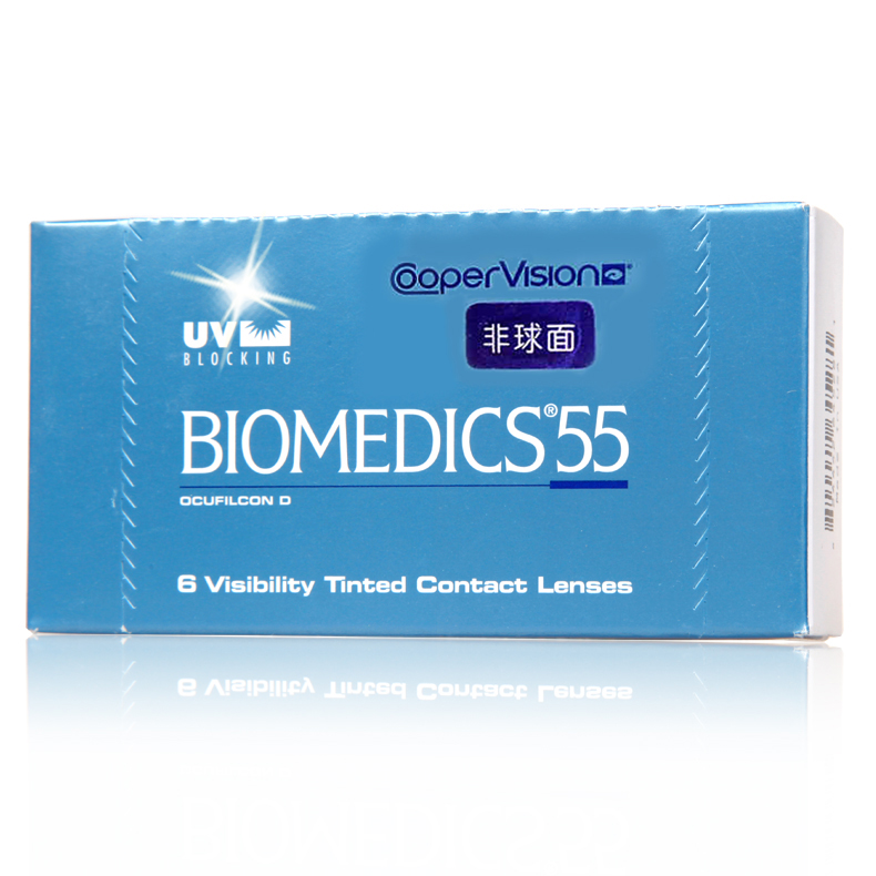 酷柏库博欧柯莱视隐形眼镜月抛非球面6片CooperVision送护理液SK