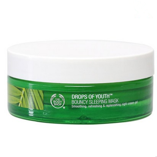 英国The Body Shop 有.机植物干细胞睡眠面膜90ML 活颜紧致去细纹