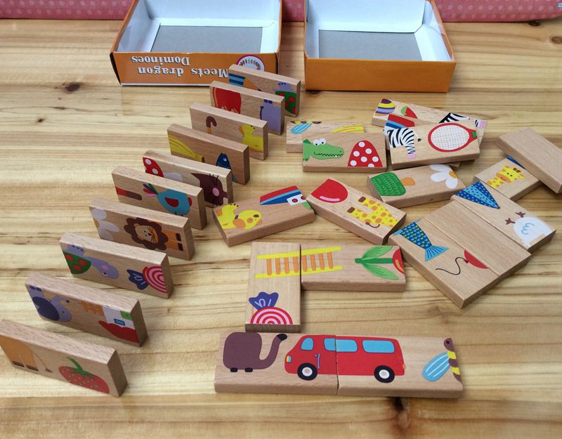 Foreign Trade Animals Jigsaw Puzzle Picking Up Children's Puzzle Bones Stack Hitch Building Blocks China