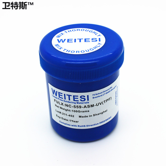 Weite Bga Soldering Paste Nc-559-Asm-Uv White Soldering Oil Solder Paste Repair Flux 100g