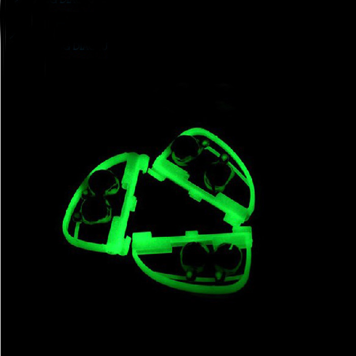 Night fishing on the fish siren fishing bell mounted luminous rod sea rod double bell Fluorescent bell fishing gear