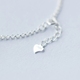Chuông nhỏ sắc nét 925 sterling bạc vòng chân nữ thời trang Nhật Bản và Hàn Quốc đơn giản ngọt ngào mùa hè tươi trắng trang sức khí lắc chân nữ bạch kim Vòng chân