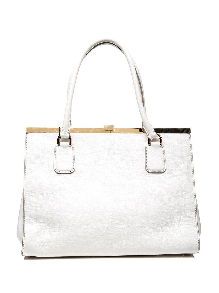 Dolce&Gabbana 白色简约方形手提包