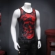 Mùa hè 2018 phong cách mới nam vest vest cá tính rỗng thoáng khí thể thao vest in áo không tay mỏng